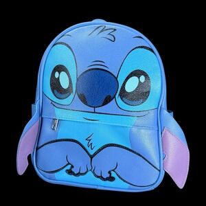 Disney Lilo & Stitch Women's Big Eyes 10.5" Mini Backpack, Blue